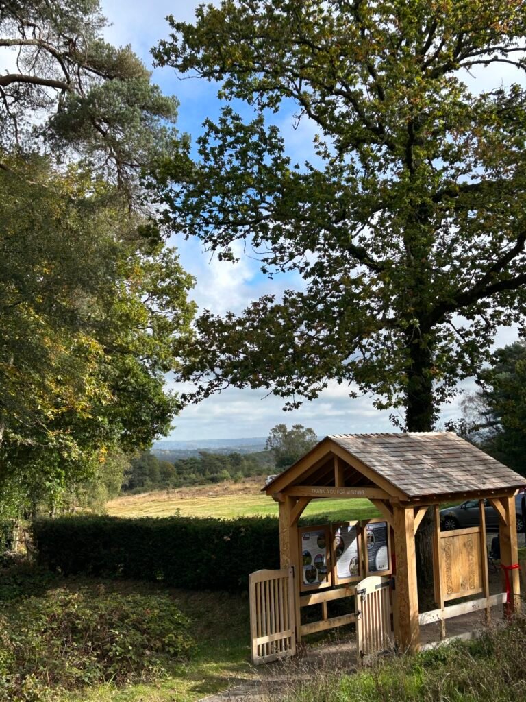The gateway at Ashdown Forest Visitor Centre